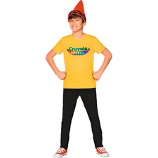 Kids Crayola Crayon Box T-Shirt Costume Kit - Morris Costumes