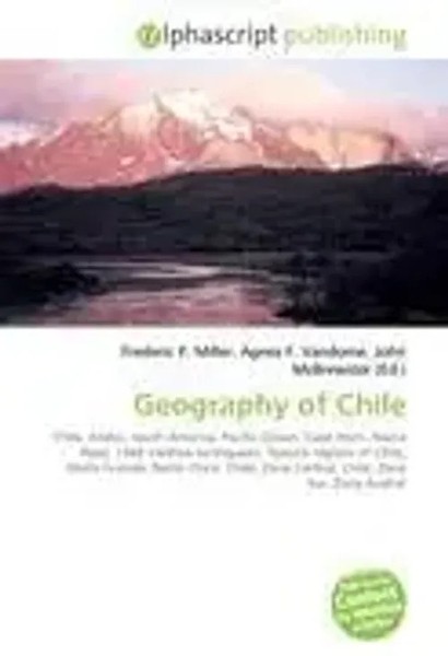 Geography Of Chile Frederic P. Miller (U. A.) Taschenbuch Englisch 2026-image