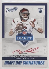 2016 Prestige Draft Day Signatures Red Ink Cody Kessler #CK Rookie Auto RC 2h4