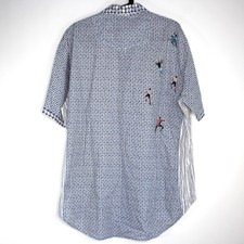 Robert Graham Mens XL Limited Edition Embroidered Button Up Shirt RARE B1082