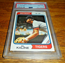 1974 O-Pee-Chee OPC #215 Al Kaline Detroit Tigers HOF  PSA 8 NM MINT CENTERED