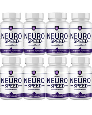 Neuro Speed Advanced Formula For Brain & Memory Support Supplement- 8 Bottles