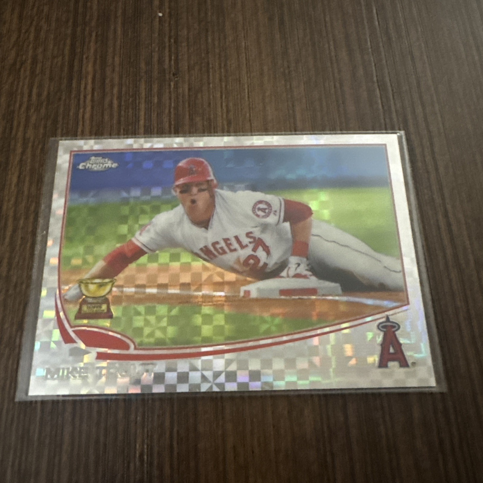 2013 Topps Chrome X-Fractor Rookie Cup Refractor Mike Trout #1