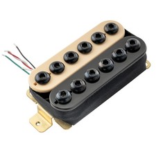 Pastilla puente guitarra Artec HIVB Zebra Invader postes hexagonales cerámica Humbucker