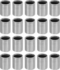 PATIKIL M5 Steel Spacers, 40 Pcs Metal 5mm ID x 8mm OD x L, Silver 