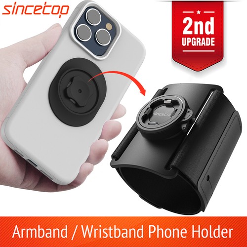 Quick Mount ArmBand Phone Holder for Running Hiking, Arm Band for Android&Apple - Picture 1 of 9