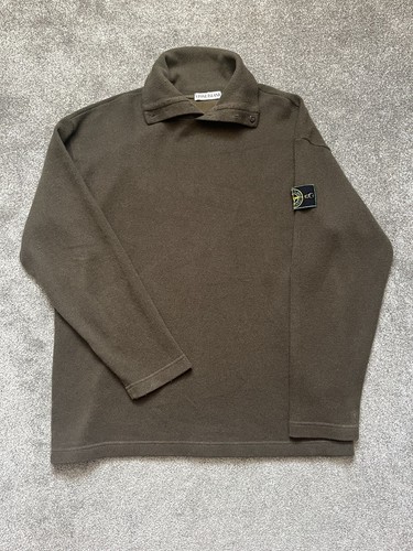 Stone Island 1994 Vintage Roll Neck Jumper Sweatshirt Large