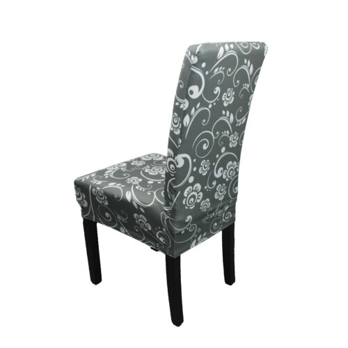 Silla Comedor Asiento Fundas Deslizarse Banquete Protector Elástico Extraíble GB - Imagen 73 de 110