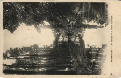Old postcard AK Bonneval Les Fosses et le Pont Herisson FRANCE (1179068)