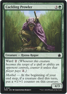 Cackling Prowler - 0101 - Foundations - Magic the Gathering (MTG) NM/M