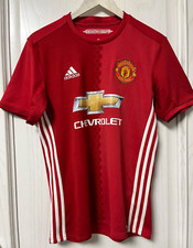 MANCHESTER UNITED HOME 2016 2017 SHIRT FOOTBALL SOCCER JERSEY SIZE S