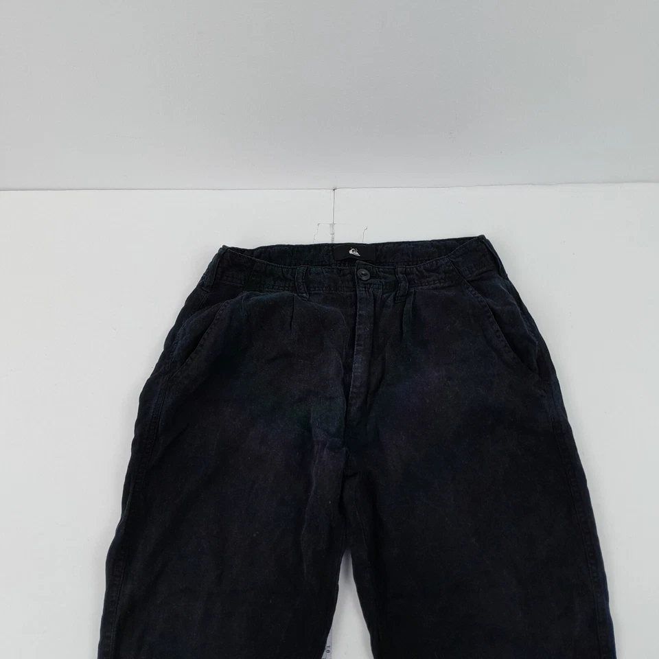 PANTALONES QUIKSILVER W31 L28 NEGRO PARA HOMBRE PANTALONES REGULARES - Imagen 2 de 4