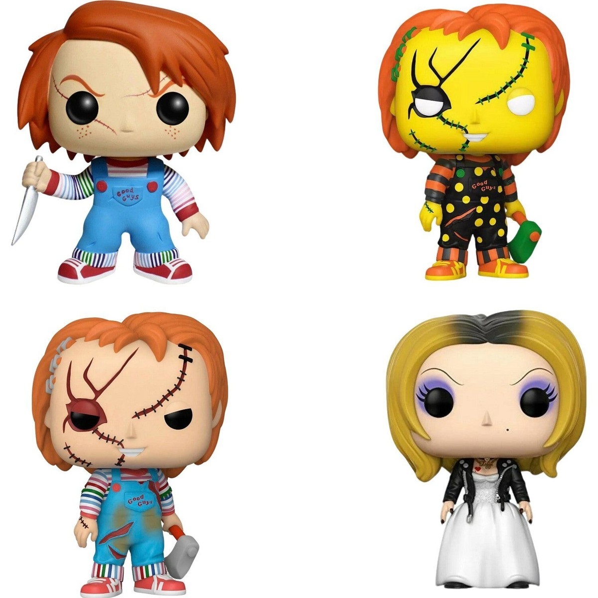 Funko Pop! 4 Pack Chucky #56, Halloween Chucky #1249