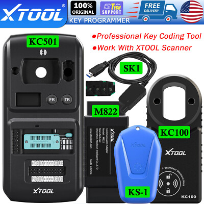 XTOOL KC501 M822 KC100 KS-1 SK1 Car Key Programmer All Lost For D8S PAD3 PADS