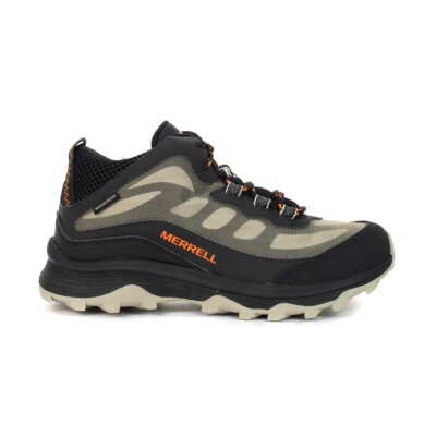 Merrell Juniors Moab Speed Mid Black Sneaker Boots MK265424