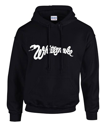 WHITESNAKE Rock Music Logo Schwarze Hoodies Kapuzenpullover -31167 -SW