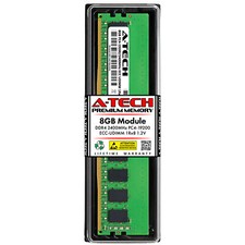 8GB 1Rx8 PC4-2400 ECC UDIMM QNAP TS-1273AU-RP-8G TS-1673AU-RP-16G Memory RAM