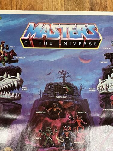 1985 USA Poster William George Mattel Masters of the Universe MOTU He-Man 23X32 - Picture 8 of 10