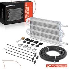 4Rows 12000GVW Trans. Oil Cooler Kit for Chevrolet 3/4"Thick 5” x 12-1/2” Core