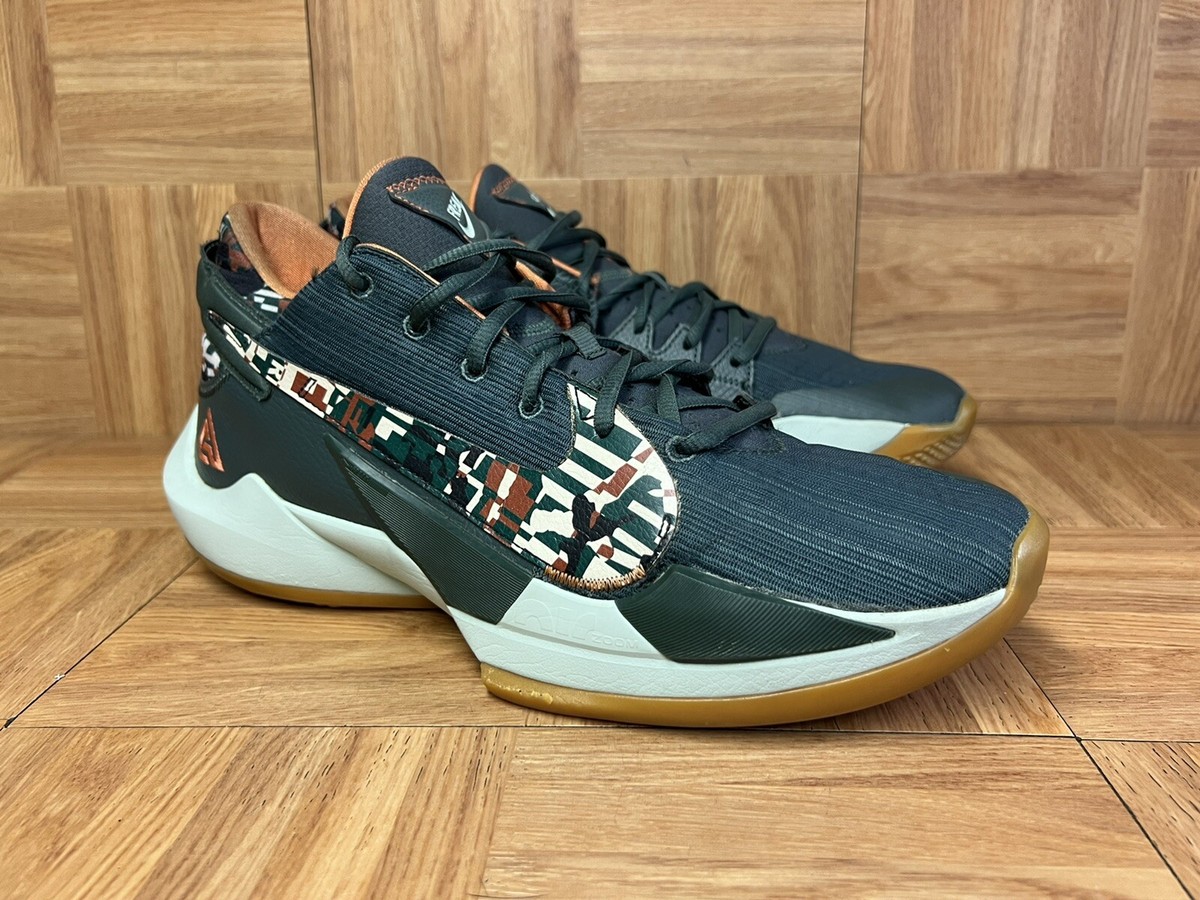 シューズ(男性用) NIKE Basketball Shoes ZOOM FREAK 2 Nike Zoom Freak 2 White Cement Giannis Basketball Shoes