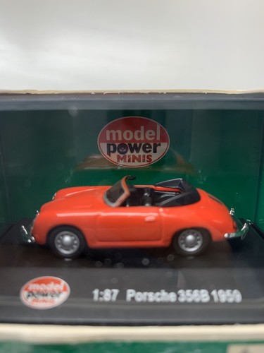 Model Power Minis 1:87 Red Porsche 356B 1959 NIB (Item No. 19180) - Picture 4 of 7