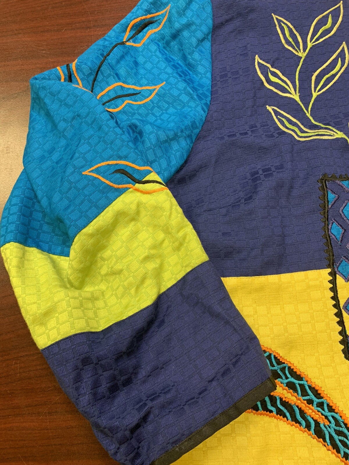 Vintage Maggie Barnes Patchwork Jacket Women’s 3X… - image 7