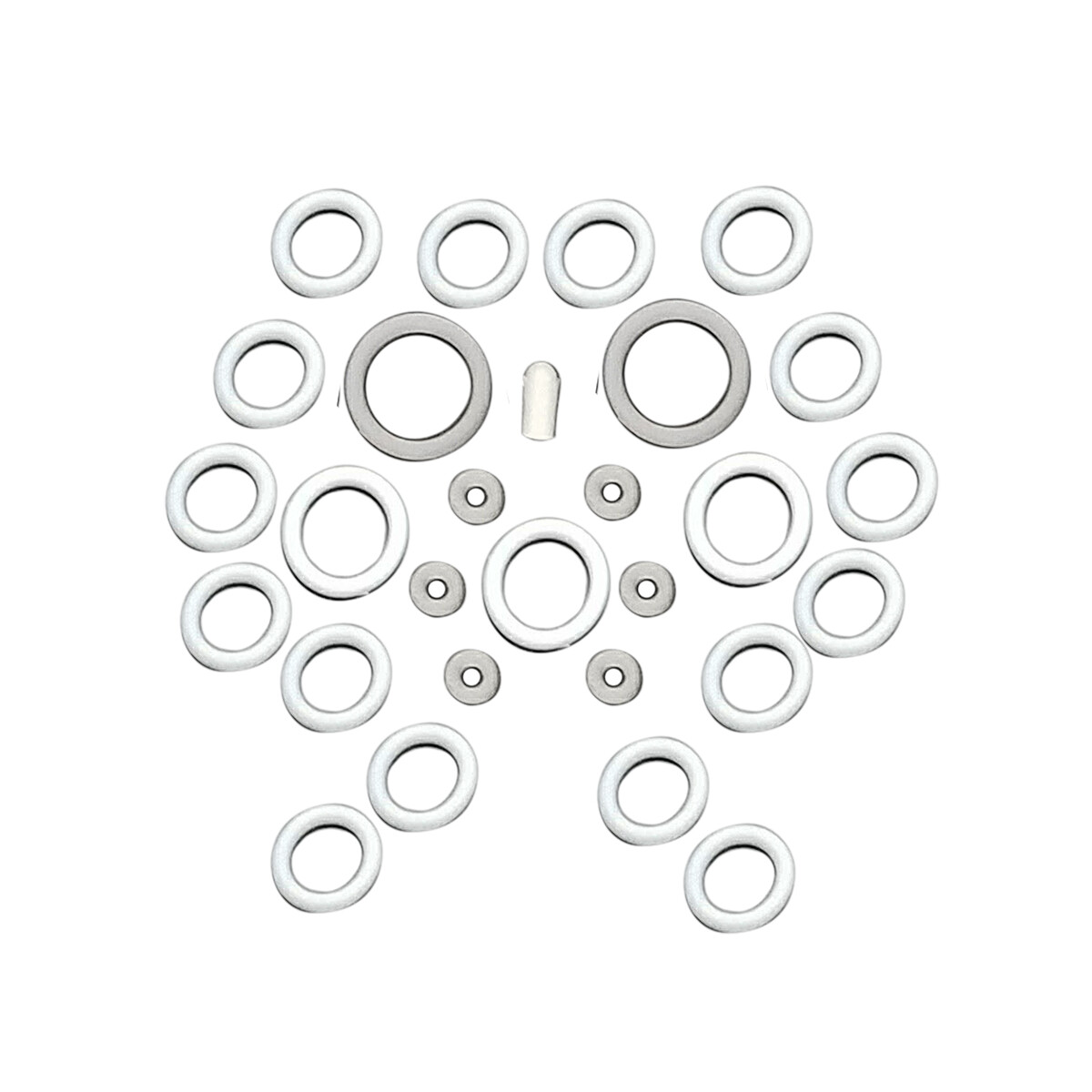 Genco Victory Pinball Machine Game White Rubber Ring Replacement Kit