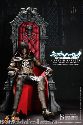 ワールドカップ2006 フィギュア SPACE PIRATE CAPTAIN HARLOCK & THRONE Anime/Manga_HOT TOYS 1:6