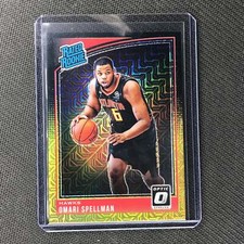 2018-19 Optic Choice Omari Spellman Rated Rookie Black Gold Prizm 3/8