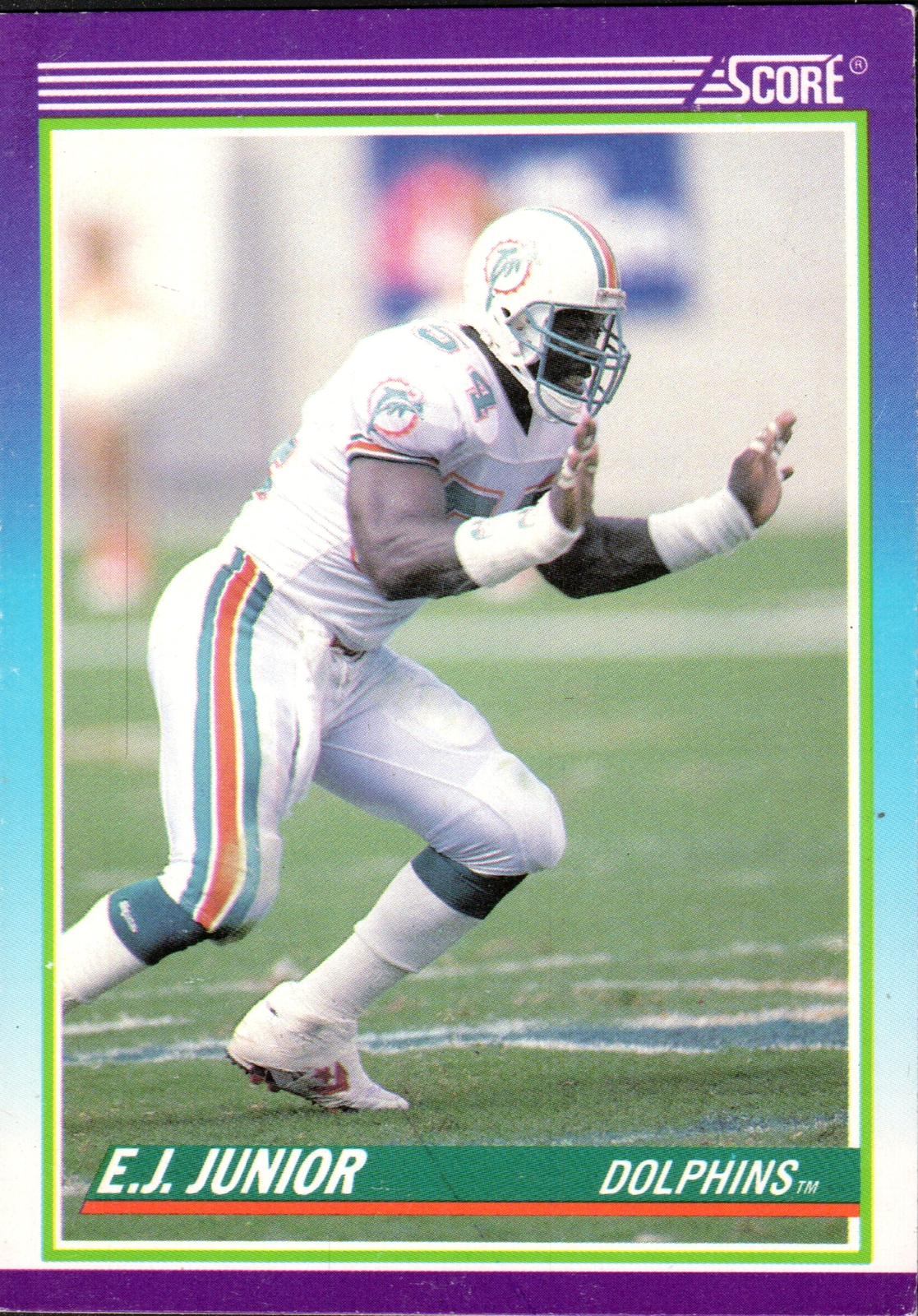 1990 Score #494 E.J. Junior