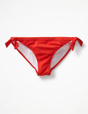 Boden New British CONTRAST TIE BIKINI BOTTOMS Indie Red Size US 4 item S0008 J