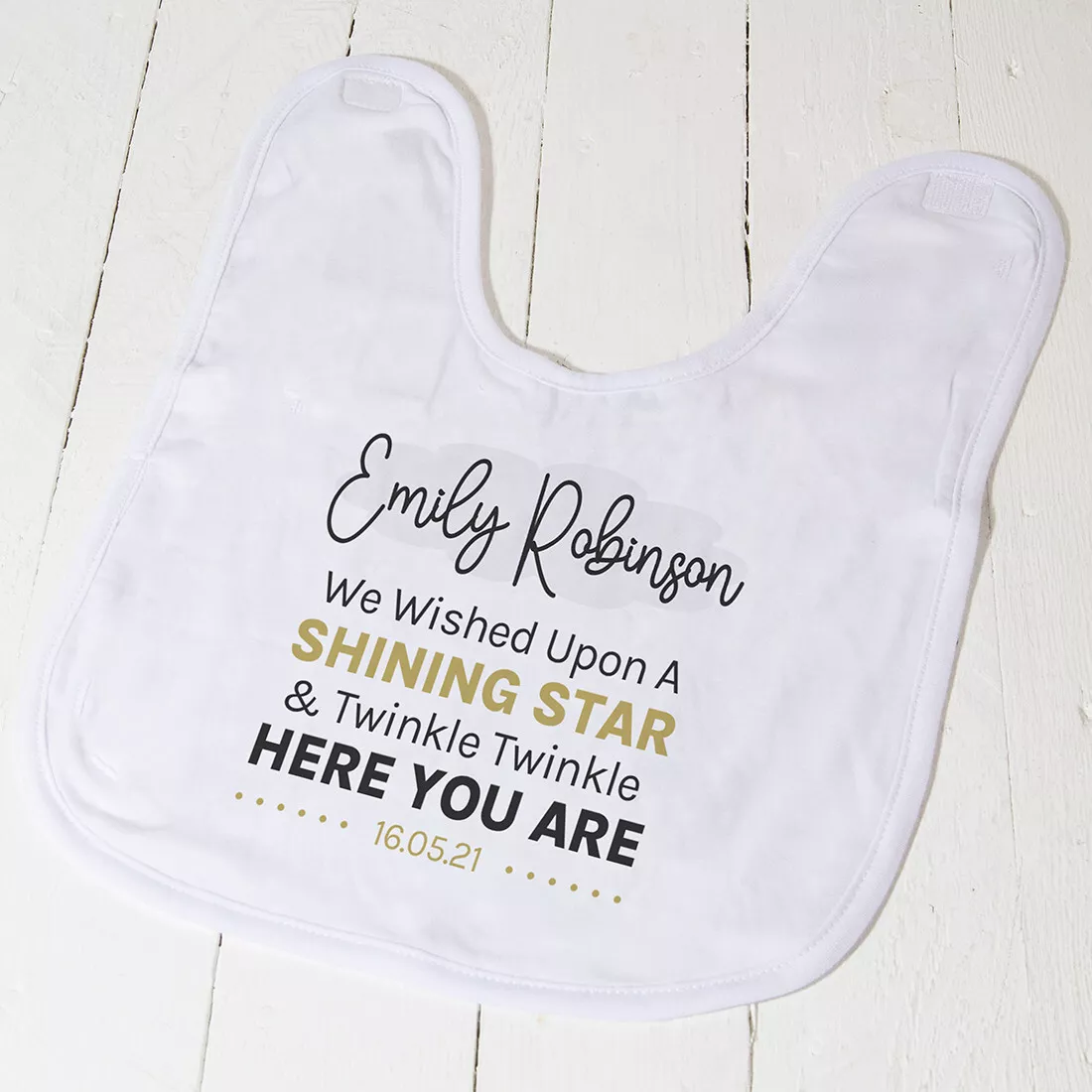 Personalised bibs cheap ebay