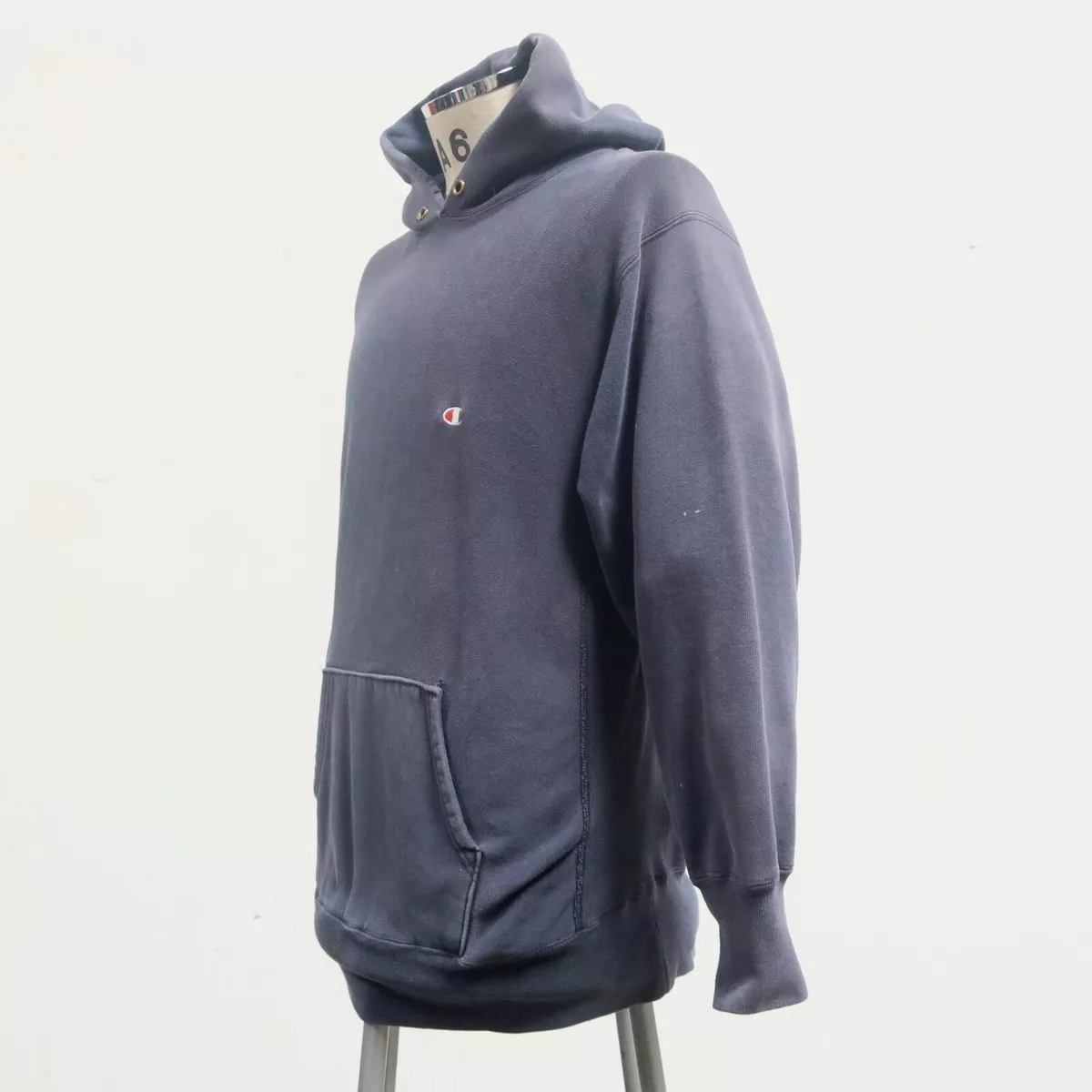 Vintage 90s Champion Reverse Weave Distressed Hoodie Sweatshirt XL