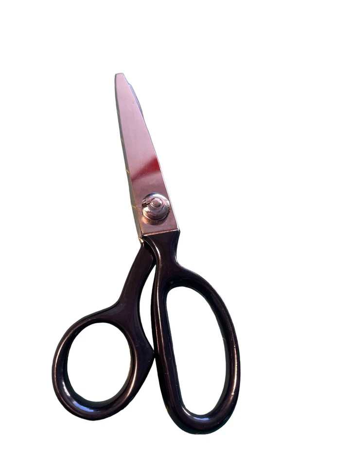 VTG Marks Mundial Pinking Shears Scissors Sewing 7.5" Made In Brazil 407B - Image 3 of 4