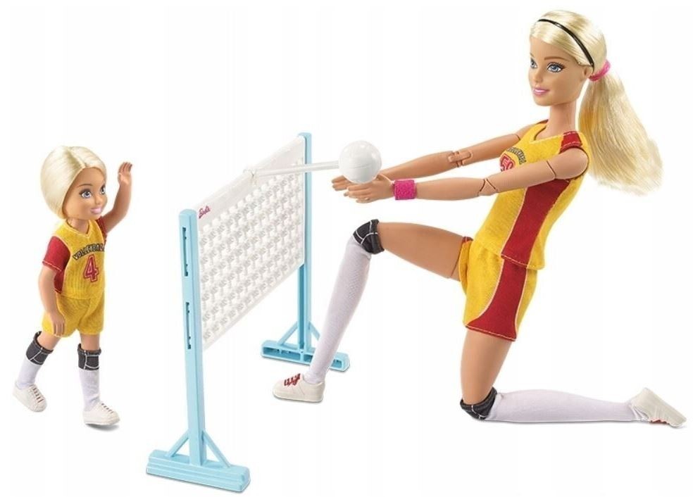 Barbie doll + Chelsea Volleyball Coach FRL33 Mattel | eBay