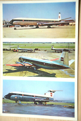 42113 AK Airplane International Airport Aircraft Comet 4B Vanguard Trident