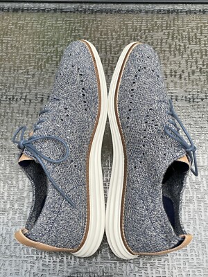 Cole Haan Men\'s Original Grand Stitchlite Wingtip Oxford C31075 Size 12 M Gray s-l400.jpg main image 2
