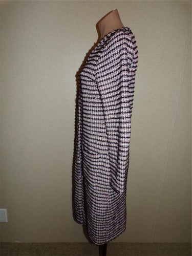 Zara Women’s Textured Tweed Long Cozy Cardigan Sweater Duster Size Small - Picture 6 of 10