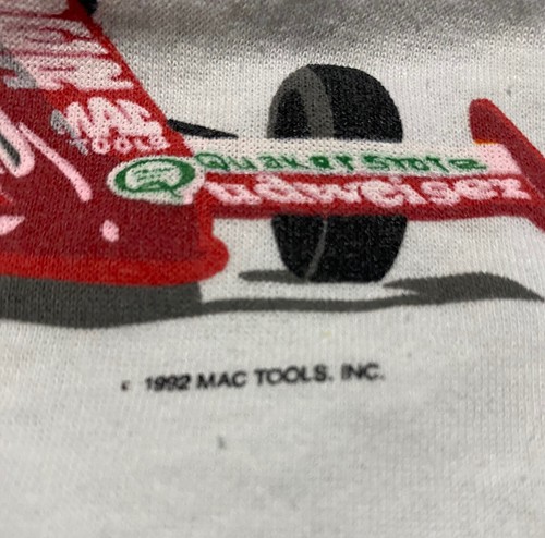 Vintage Autographed NHRA Kenny Bernstein 1992 Max Tools T Shirt Men’s XL 300 MPH - Picture 5 of 7