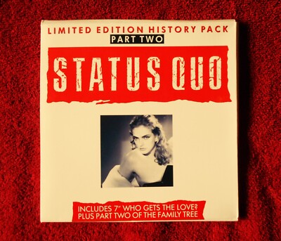 STATUS QUO     WHO GETS THE LOVE    LIMITED EDITION 45 WITH PIC SLV AND INSERT