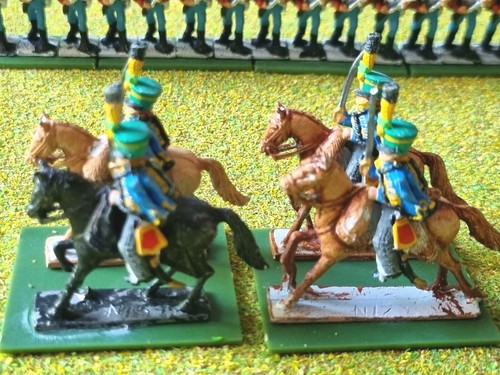 Metal Well Painted 28mm 64 x Napoleonic Austrian Army 54 Infantry & 10 Cavalry - Picture 15 of 21
