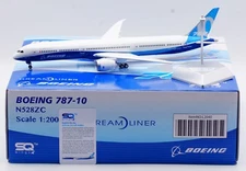 SQ Wings 1:200 Boeing 'House Color' B787-10 Diecast Aircraft Jet Model N528ZC