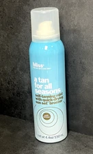 Bliss A Tan For All Seasons Self-Tanning Mist Quick Drying Bronzer 4.4 oz