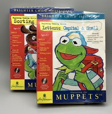 Brighter Child Interactive PC Game Jim Henson Muppets Kindergarten  Ages 3-7 A7 image