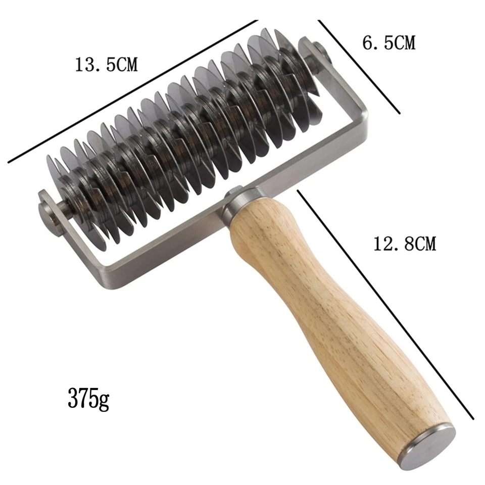 Gitter Teigschneider Kunststoff Teigroller Gitterwalze Gitterschneider Teigwa... - Bild 2 von 4