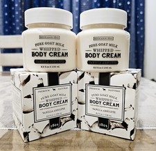 Beekman 1802 Goat Milk Whipped Body Cream Vanilla Absolute Set of 2 - 8 oz each