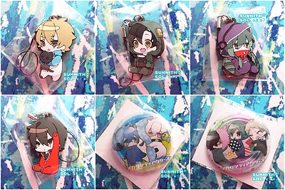 Mekaku City Mekakucity Actors Rubber Strap OR Can Badge - Kido Seto Ene Konoha