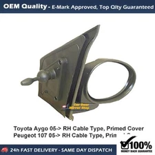 Fits Peugeot 107 2005-2014 Complete Wing Mirror Unit Right Side Mirror Unit