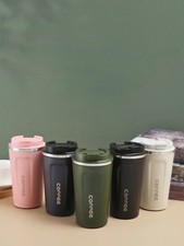 Thermos Tazza termica acciaio inox 380ml, caffè tè viaggio ermetica caldo/freddo