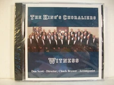 Witness by The King's Choraliers  All Male Group  CD  (NEW) (Sealed) (RS)